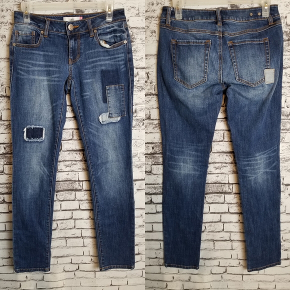 CAbi Slim Boyfriend Patchwork Jeans - Picture 2 of 7